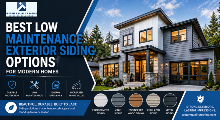 Best Low Maintenance Exterior Siding Options for Modern Homes