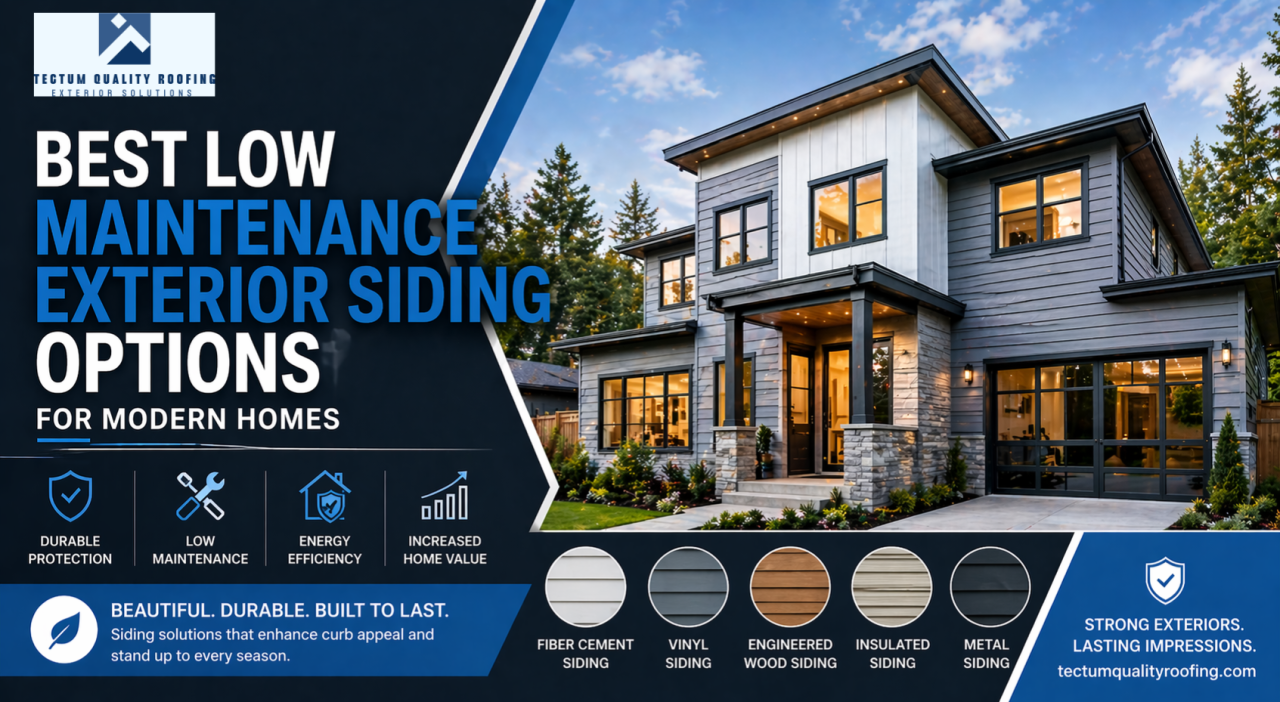Best Low Maintenance Exterior Siding Options for Modern Homes Best Low Maintenance Exterior Siding Options for Modern Homes